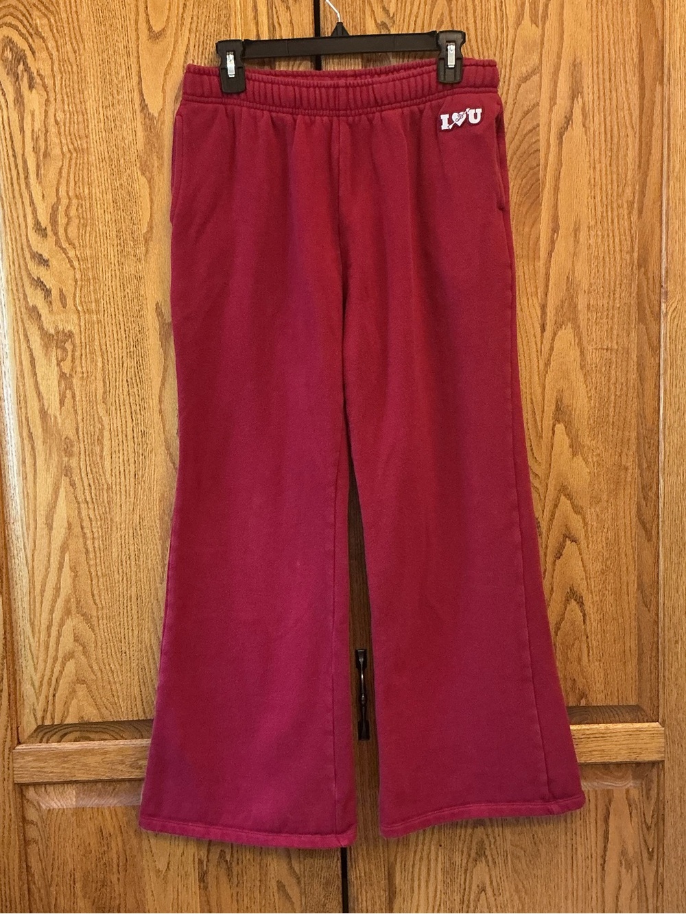 PINK Victoria's Secret Red Sweatpants Size M